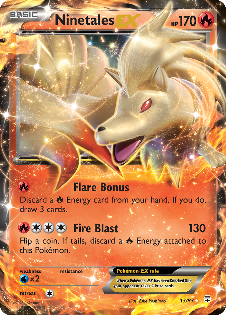 Ninetales EX (13/83) [XY: Generations] | Exor Games Summserside