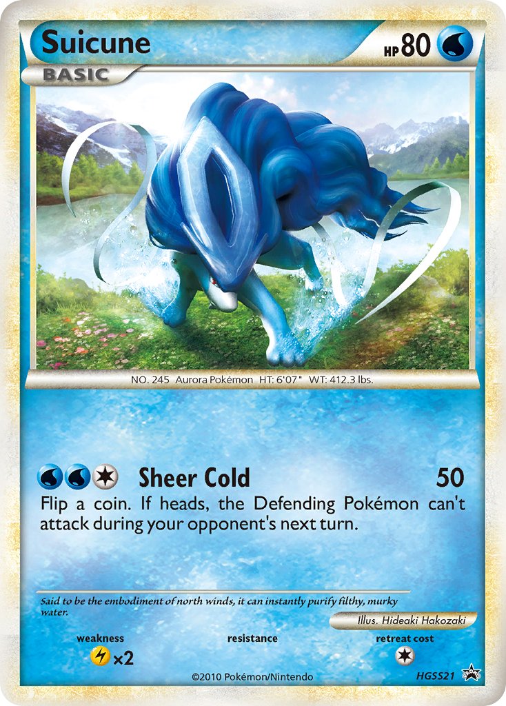 Suicune (HGSS21) [HeartGold & SoulSilver: Black Star Promos] | Exor Games Summserside