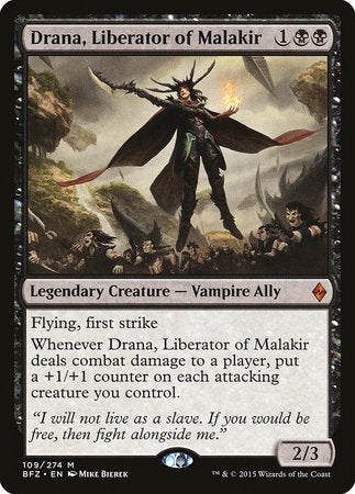 Drana, Liberator of Malakir [Battle for Zendikar] | Exor Games Summserside