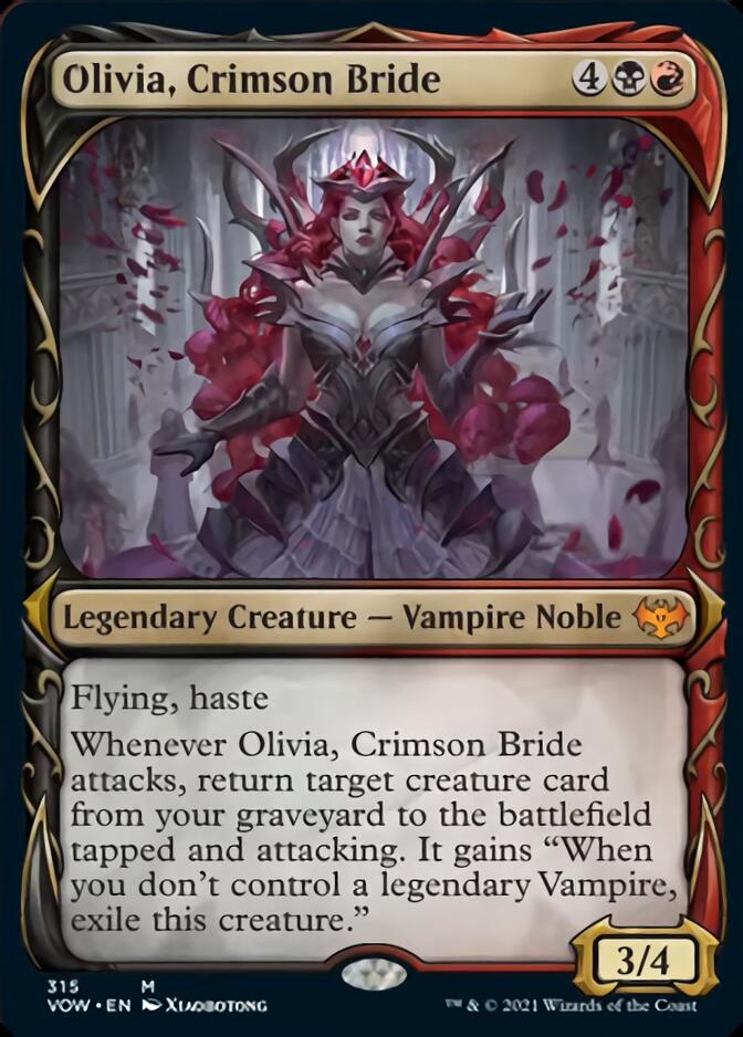 Olivia, Crimson Bride (Showcase Fang Frame) [Innistrad: Crimson Vow] | Exor Games Summserside