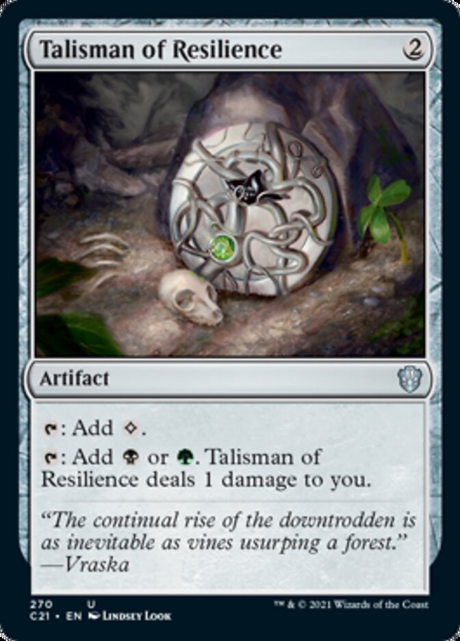 Talisman of Resilience [Commander 2021] | Exor Games Summserside