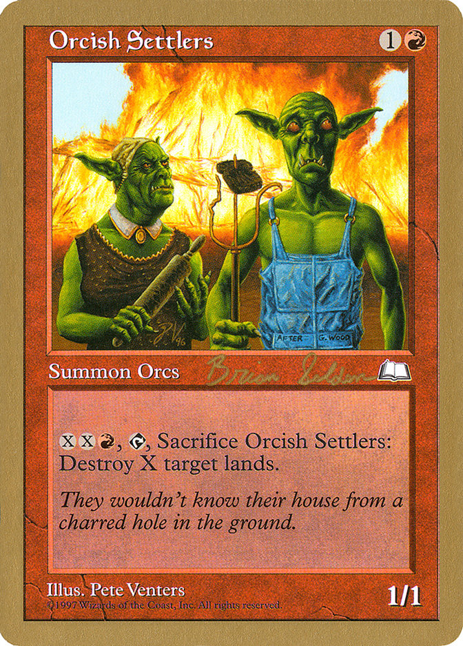 Orcish Settlers (Brian Selden) [World Championship Decks 1998] | Exor Games Summserside