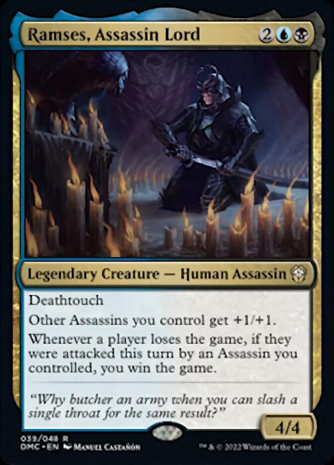 Ramses, Assassin Lord [Dominaria United Commander] | Exor Games Summserside