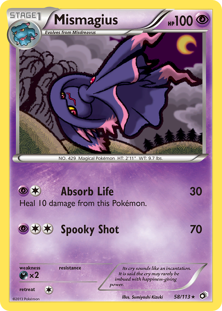 Mismagius (58/113) [Black & White: Legendary Treasures] | Exor Games Summserside