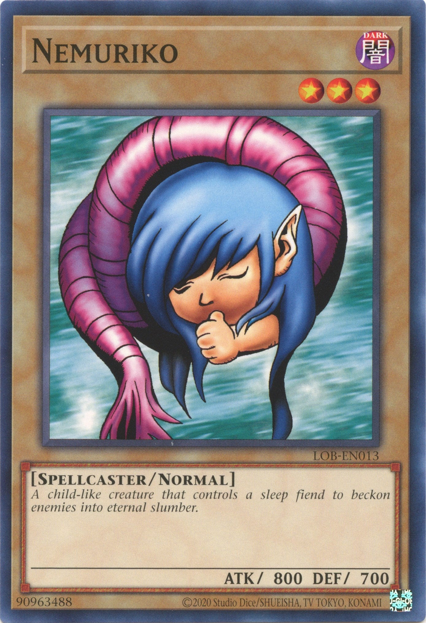 Nemuriko (25th Anniversary) [LOB-EN013] Common | Exor Games Summserside