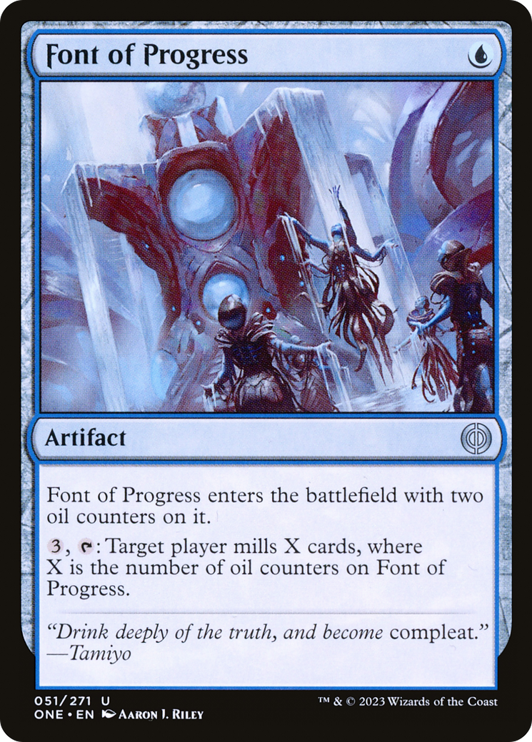 Font of Progress [Phyrexia: All Will Be One] | Exor Games Summserside