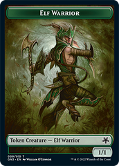 Soldier // Elf Warrior Double-Sided Token [Game Night: Free-for-All Tokens] | Exor Games Summserside