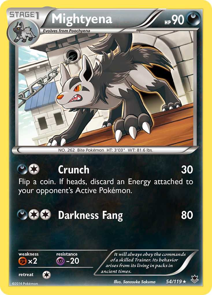 Mightyena (54/119) [XY: Phantom Forces] | Exor Games Summserside