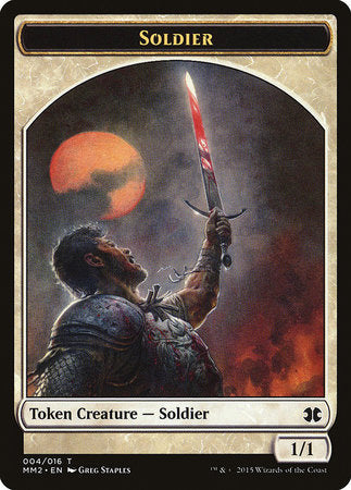 Soldier Token [Modern Masters 2015 Tokens] | Exor Games Summserside