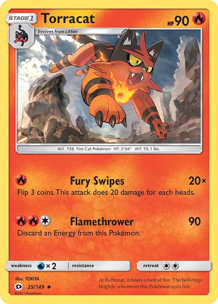 Torracat (25/149) [Sun & Moon: Base Set] | Exor Games Summserside