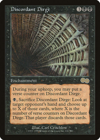 Discordant Dirge [Urza's Saga] | Exor Games Summserside