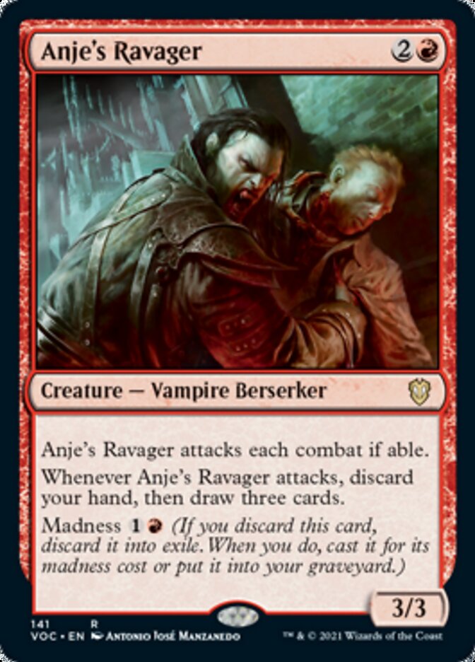 Anje's Ravager [Innistrad: Crimson Vow Commander] | Exor Games Summserside