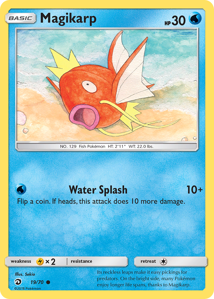 Magikarp (19/70) [Sun & Moon: Dragon Majesty] | Exor Games Summserside