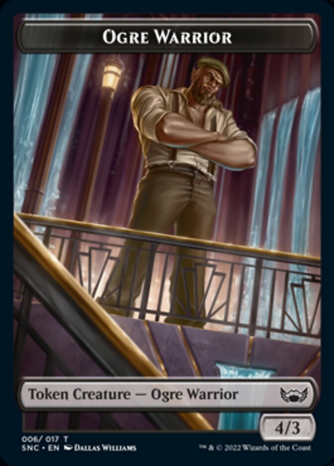 Ogre Warrior // Angel Double-sided Token [Streets of New Capenna Tokens] | Exor Games Summserside