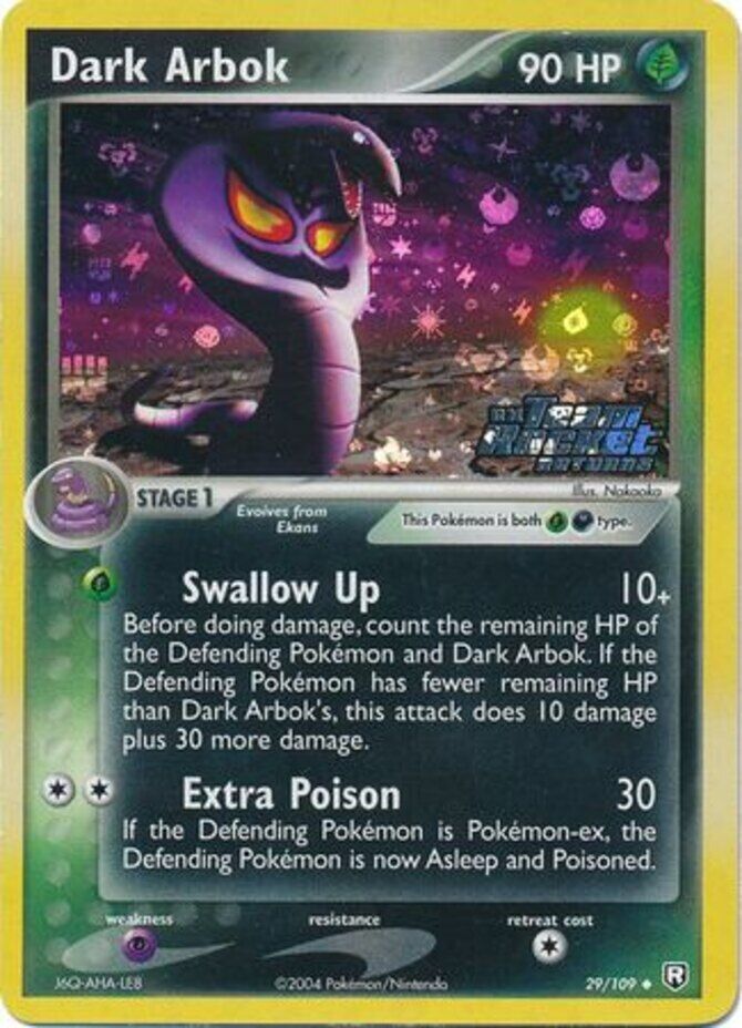 Dark Arbok (29/109) (Stamped) [EX: Team Rocket Returns] | Exor Games Summserside