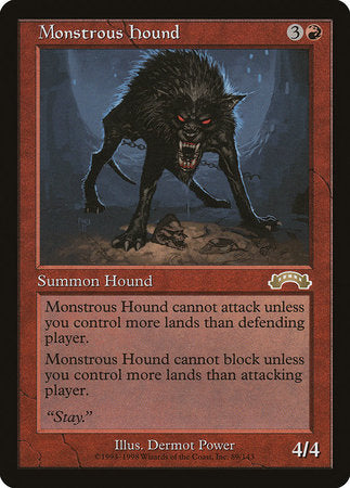 Monstrous Hound [Exodus] | Exor Games Summserside