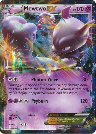 Mewtwo EX (61/162) (Jumbo Card) [XY: BREAKthrough] | Exor Games Summserside