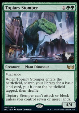 Topiary Stomper (Promo Pack) [Streets of New Capenna Promos] | Exor Games Summserside