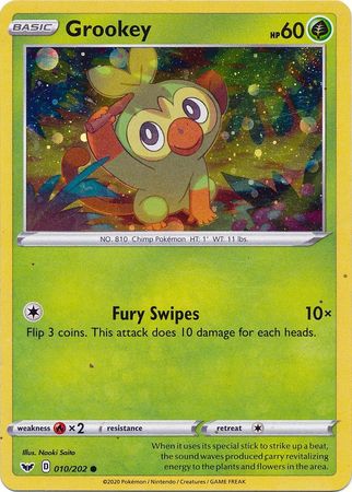 Grookey (010/202) (Cosmos Holo) [Sword & Shield: Base Set] | Exor Games Summserside