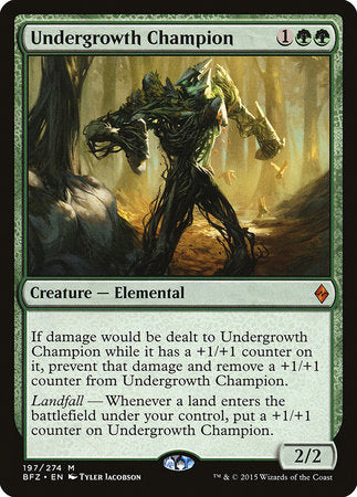 Undergrowth Champion [Battle for Zendikar] | Exor Games Summserside