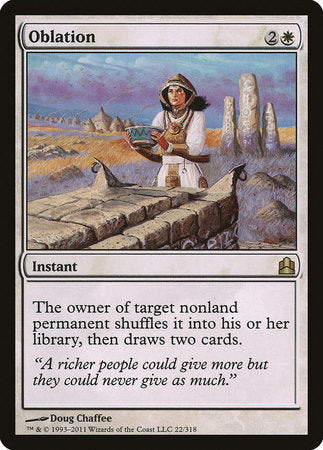 Oblation [Commander 2011] | Exor Games Summserside
