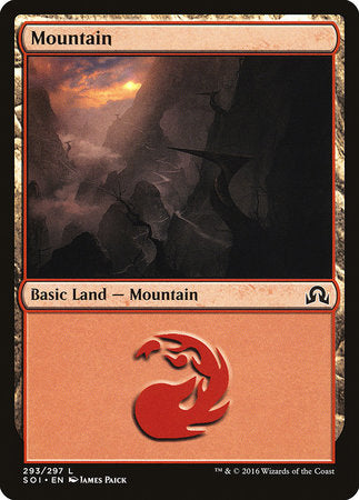 Mountain (293) [Shadows over Innistrad] | Exor Games Summserside