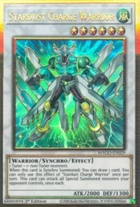 Stardust Charge Warrior [MAGO-EN029] Gold Rare | Exor Games Summserside