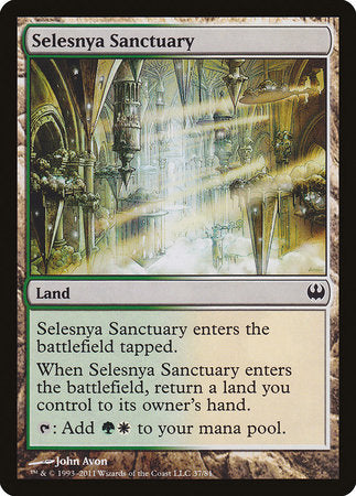 Selesnya Sanctuary [Duel Decks: Knights vs. Dragons] | Exor Games Summserside