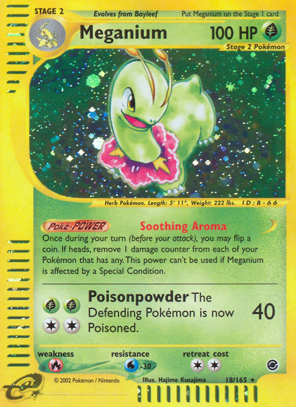 Meganium (18/165) [Expedition: Base Set] | Exor Games Summserside