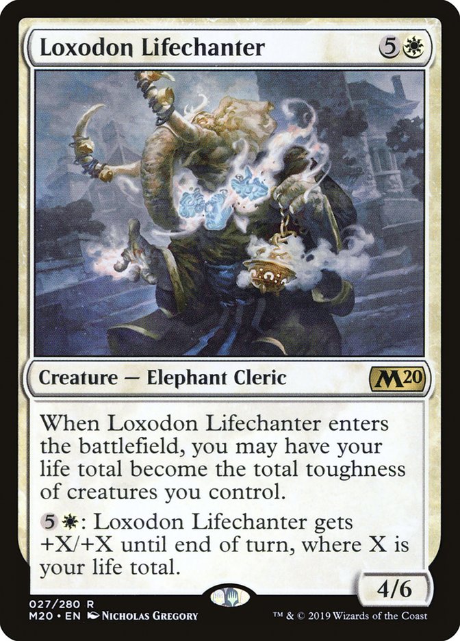 Loxodon Lifechanter [Core Set 2020] | Exor Games Summserside