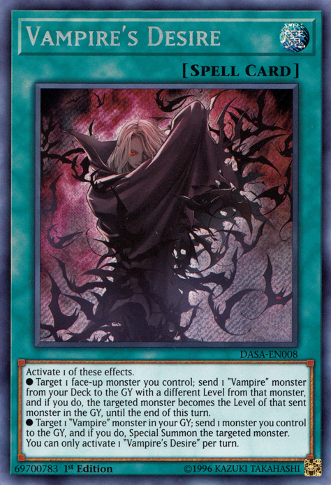 Vampire's Desire [DASA-EN008] Secret Rare | Exor Games Summserside