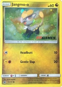 Jangmo-o (75/111) (Cosmos Holo) (EB Games Promo) [Sun & Moon: Crimson Invasion] | Exor Games Summserside