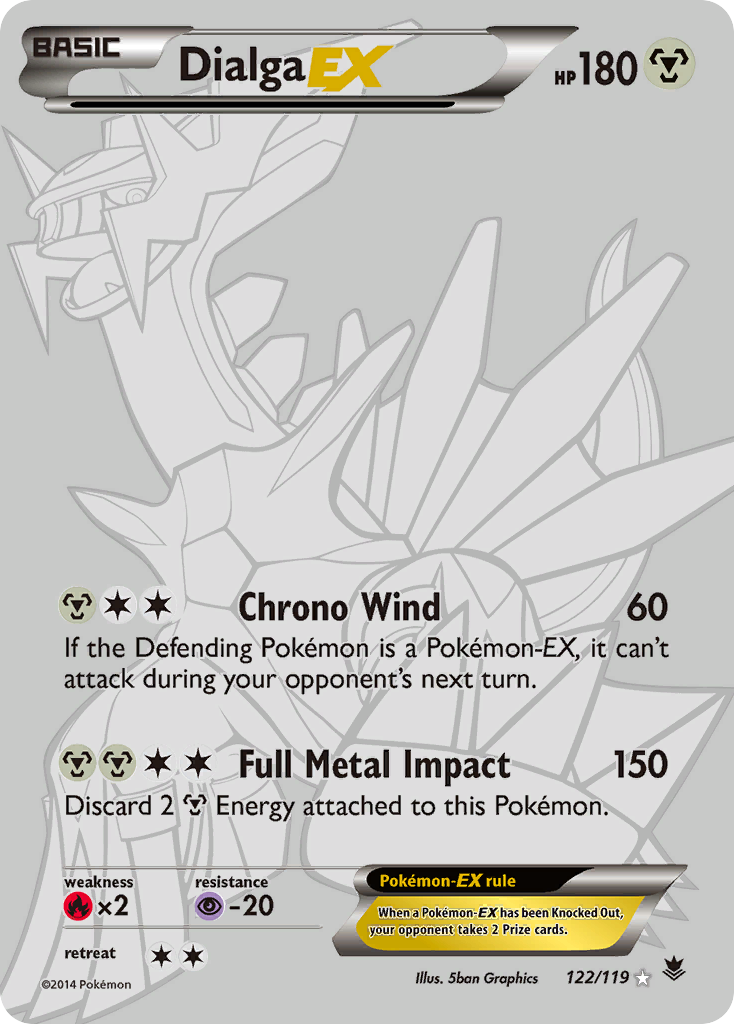 Dialga EX (122/119) [XY: Phantom Forces] | Exor Games Summserside