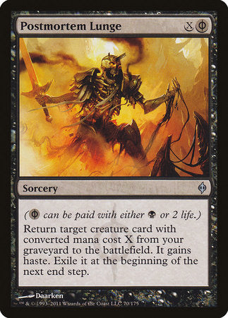 Postmortem Lunge [New Phyrexia] | Exor Games Summserside