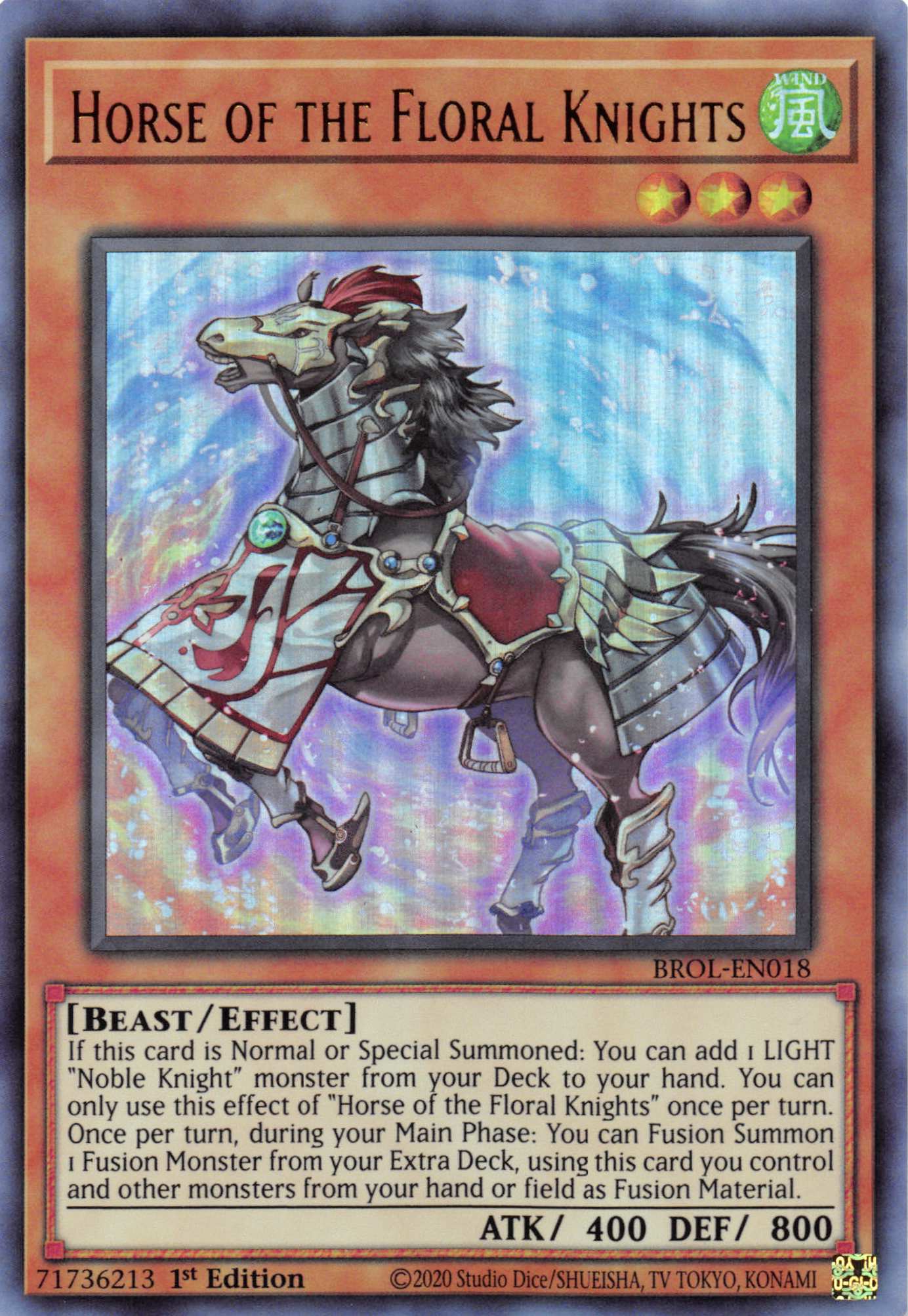 Horse of the Floral Knights [BROL-EN018] Ultra Rare | Exor Games Summserside