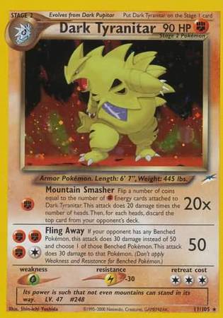 Dark Tyranitar (11/105) [Neo Destiny Unlimited] | Exor Games Summserside