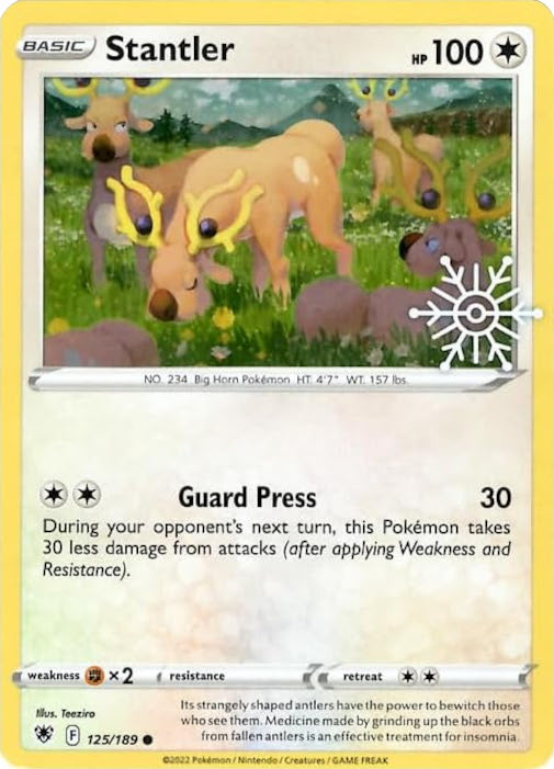 Stantler (125/189) (Holiday Calendar) [Sword & Shield: Astral Radiance] | Exor Games Summserside