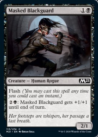 Masked Blackguard [Core Set 2021] | Exor Games Summserside