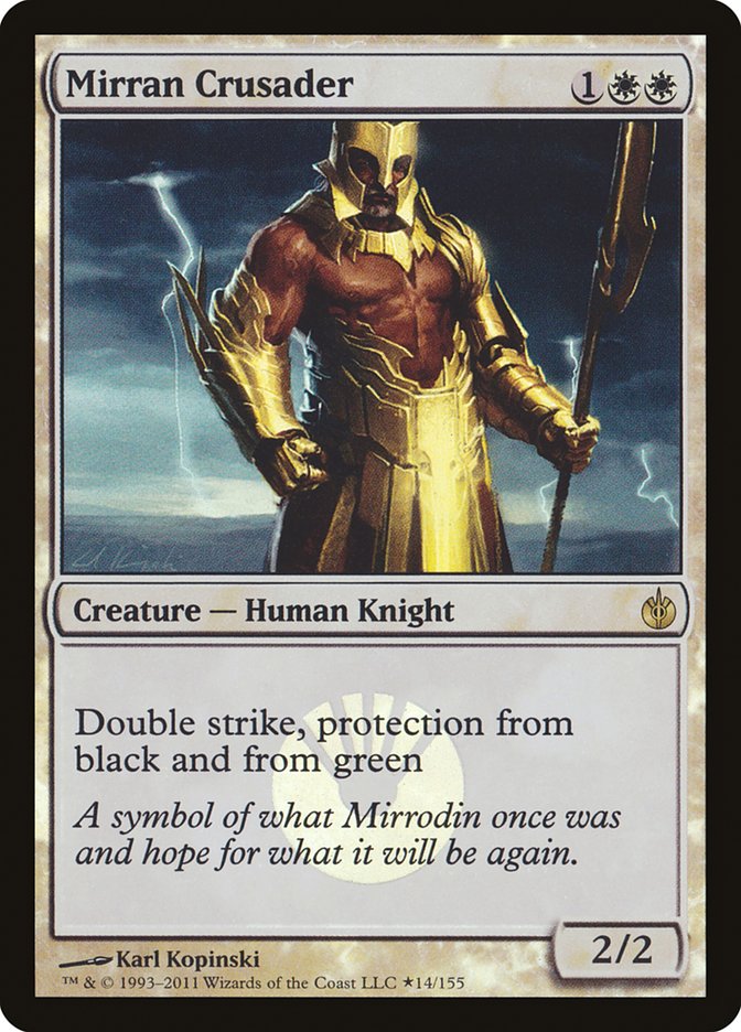 Mirran Crusader (Buy-A-Box) [Mirrodin Besieged Promos] | Exor Games Summserside