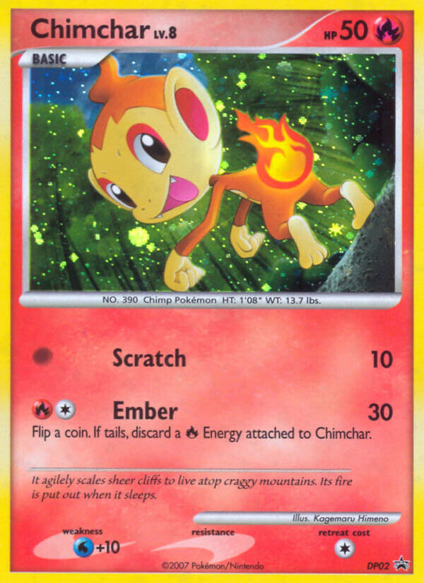 Chimchar (DP02) [Diamond & Pearl: Black Star Promos] | Exor Games Summserside