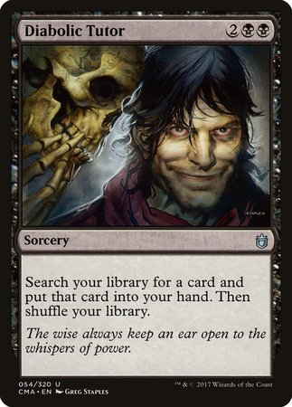 Diabolic Tutor [Commander Anthology] | Exor Games Summserside