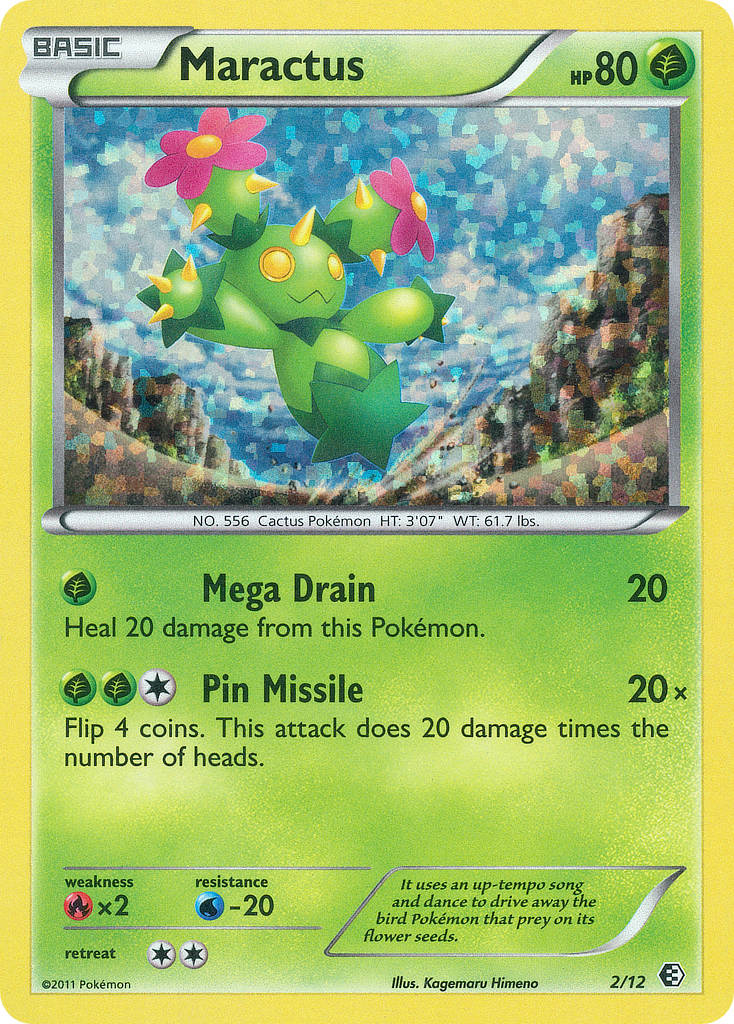 Maractus (2/12) [McDonald's Promos: 2011 Collection] | Exor Games Summserside