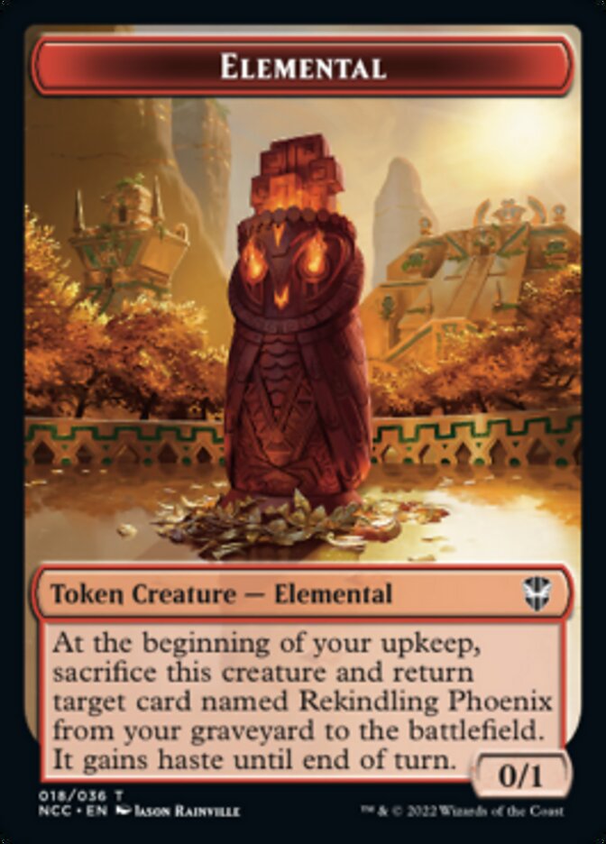 Elemental (018) // Copy Double-sided Token [Streets of New Capenna Commander Tokens] | Exor Games Summserside