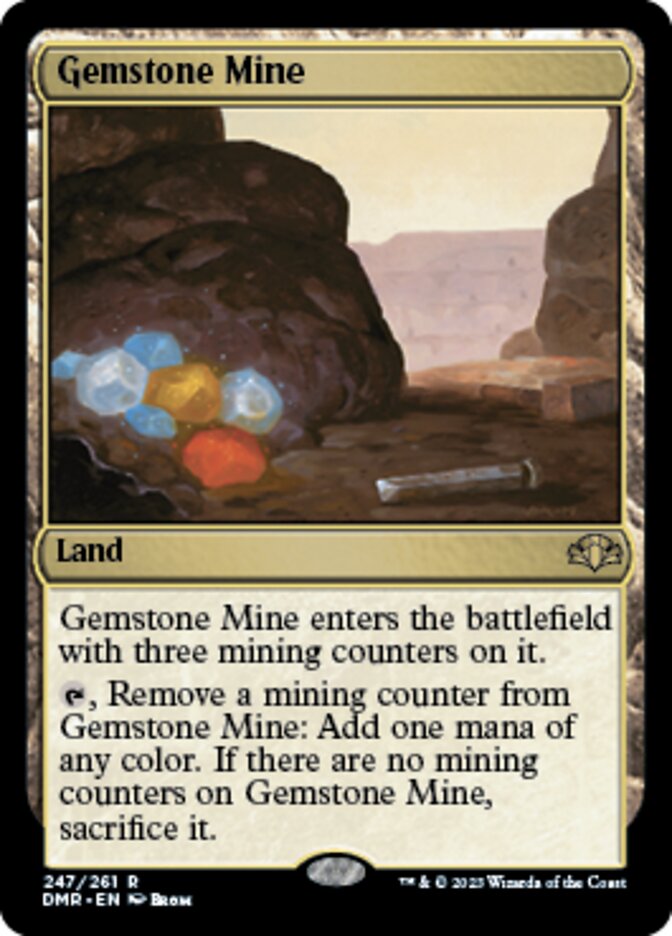 Gemstone Mine [Dominaria Remastered] | Exor Games Summserside