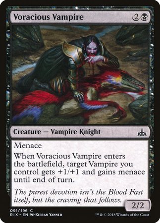 Voracious Vampire [Rivals of Ixalan] | Exor Games Summserside