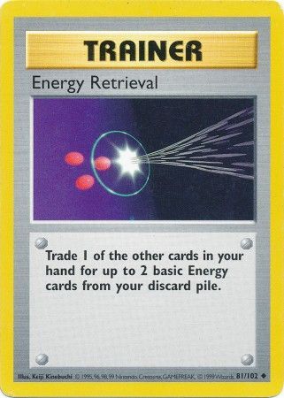 Energy Retrieval (81/102) [Base Set Shadowless Unlimited] | Exor Games Summserside