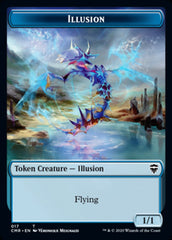 Illusion // Saproling Token [Commander Legends Tokens] | Exor Games Summserside