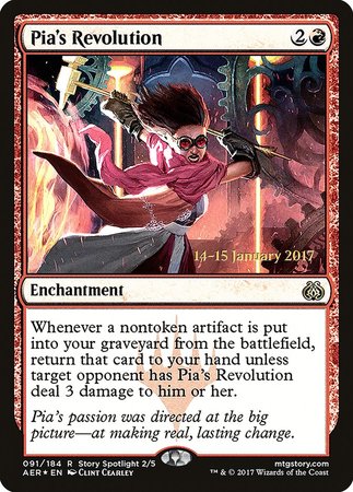 Pia's Revolution [Aether Revolt Promos] | Exor Games Summserside