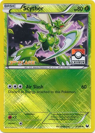 Scyther (4/108) (League Promo 3rd Place) [Black & White: Dark Explorers] | Exor Games Summserside