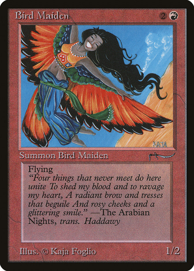 Bird Maiden (Dark Mana Cost) [Arabian Nights] | Exor Games Summserside